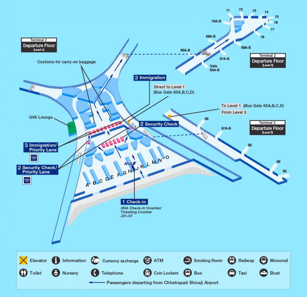 Mumbai international airport terminal 2 ramani